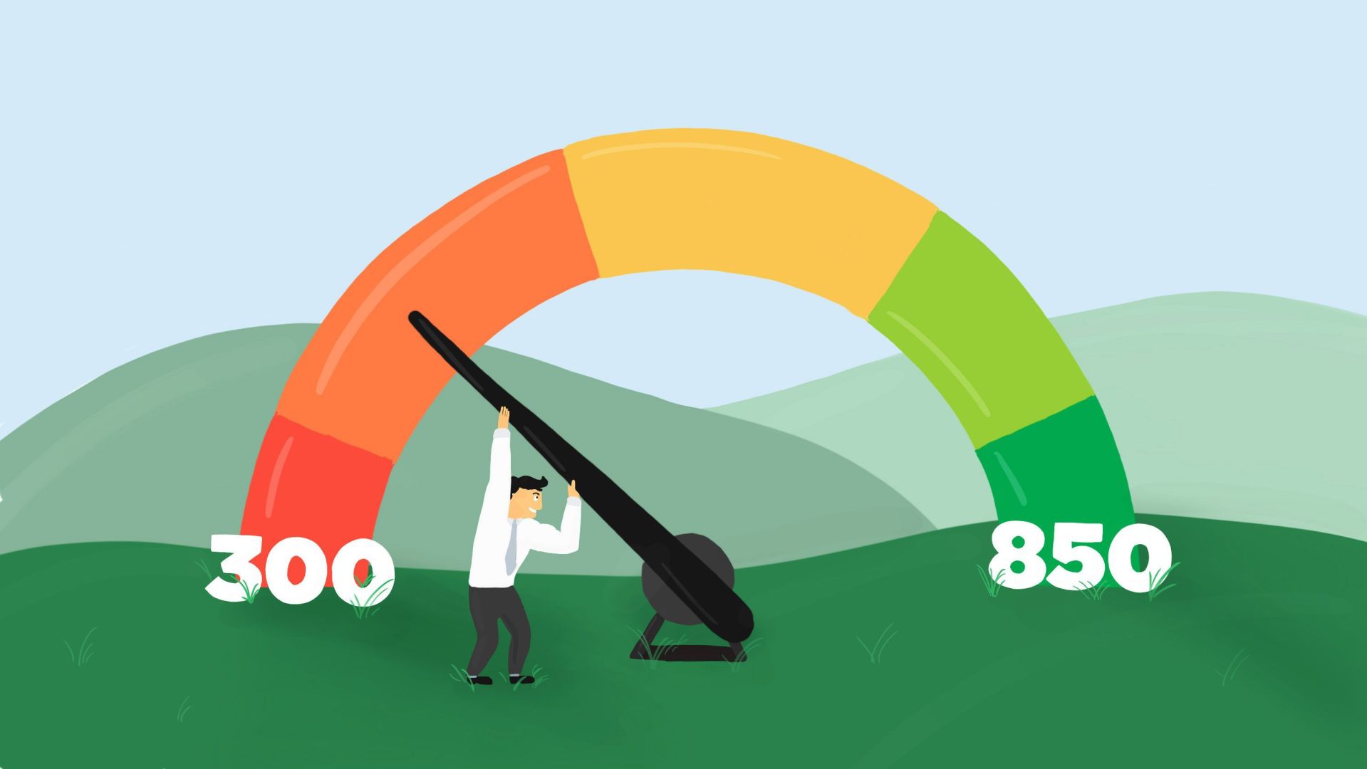 Credit Scores graphic
